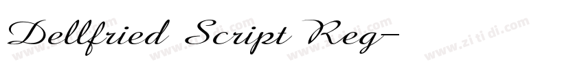 Dellfried Script Reg字体转换 Dellfried Script Reg字体转换